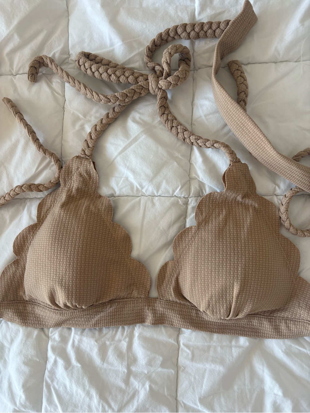 Marysia Swim Scalloped Triangle Bikini top